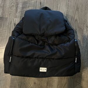 Wilo Black Puffer Backpack - Men